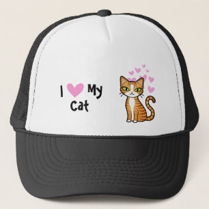 I Liebe meine Katze (entwerfen Sie Ihre eigene Truckerkappe