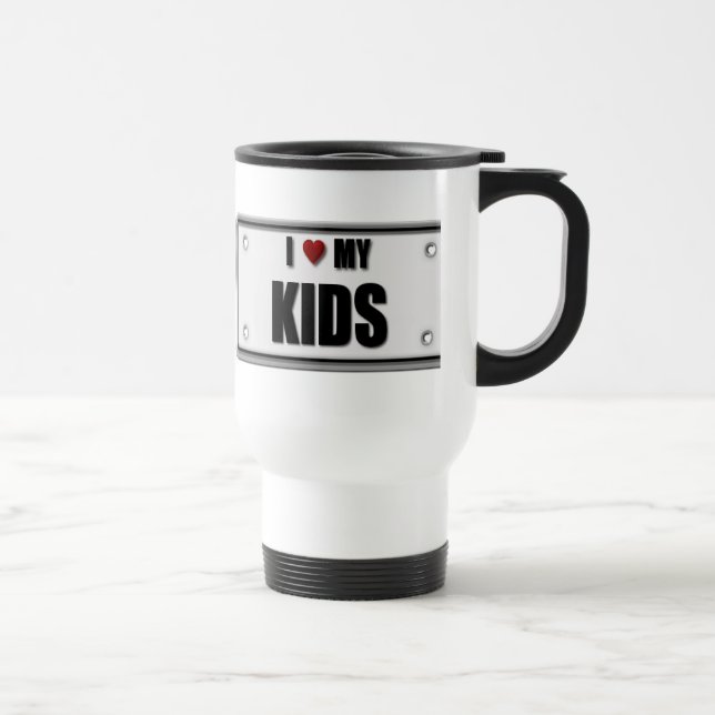 I Liebe meine Kinder Reisebecher (Rechts)
