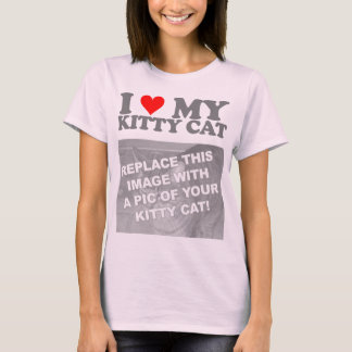 I Liebe meine Kitty-Katze T-Shirt