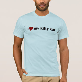 I Liebe meine Kitty-Katze T-Shirt