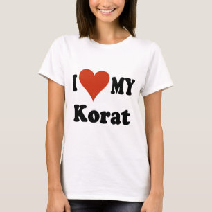 I Liebe meine Korat Katzen-Waren T-Shirt