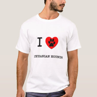 I LIEBE MEINE LITAUER-JAGDHUNDE T-Shirt