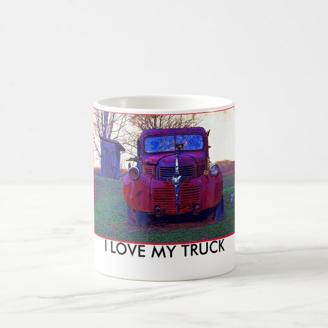 I Liebe meine LKW-Tasse Tasse (Mittel)
