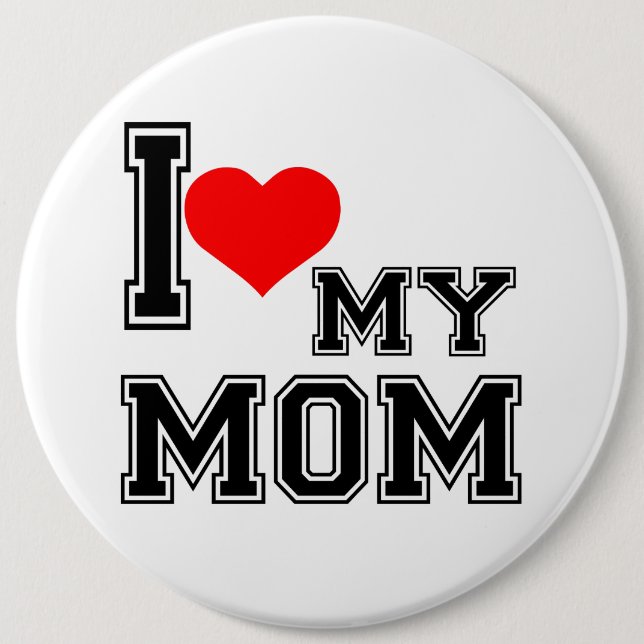 I LIEBE MEINE MAMA BUTTON (Vorderseite)