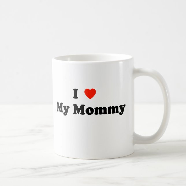 I Liebe meine Mama-Tasse Kaffeetasse (Rechts)