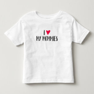 I Liebe meine Mamas Kleinkind T-shirt