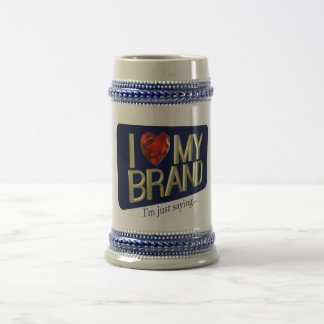 I Liebe meine Marken-Tasse Bierglas