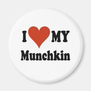 I Liebe meine Munchkin Waren Magnet