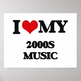 I Liebe meine MUSIK 2000S Poster