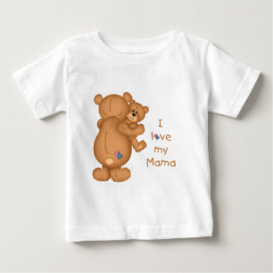 I Liebe meine Mutter - Säugling T Baby T-shirt