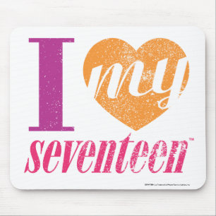 I Liebe meine Orange 17 Mousepad