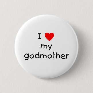 I Liebe meine Patin Button