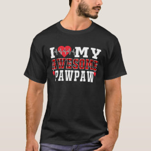 I Liebe Meine Phantastische Pawpaw Niedlich Heartb T-Shirt