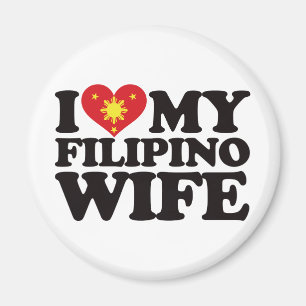 I Liebe meine philippinische Ehefrau Magnet