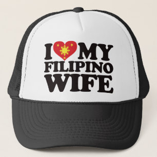 I Liebe meine philippinische Ehefrau Truckerkappe