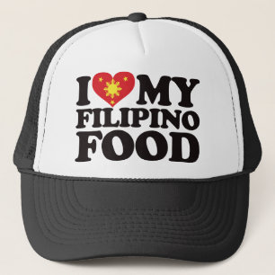 I Liebe meine philippinische Nahrung Truckerkappe