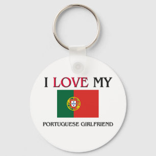 I Liebe meine portugiesische Freundin Schlüsselanhänger