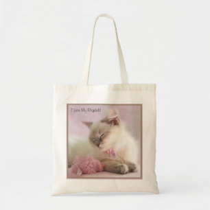 I Liebe meine Ragdoll Tasche