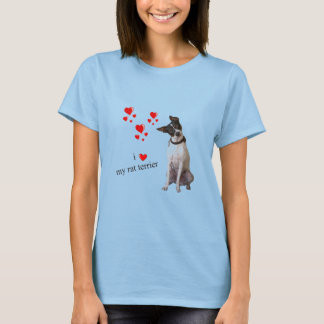 I Liebe meine Rat Terrier T-Shirt