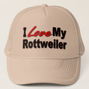 I Liebe meine Rottweiler Hundegeschenke und -kleid Truckerkappe