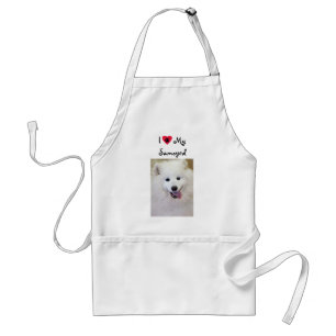 I Liebe meine Samoyed-Hundezucht-Schürze Schürze