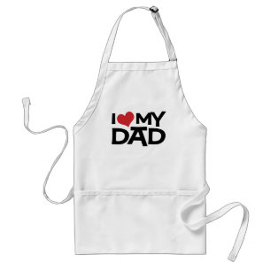 I Liebe meine Schürze GRILLEN der Vatertag Vater-