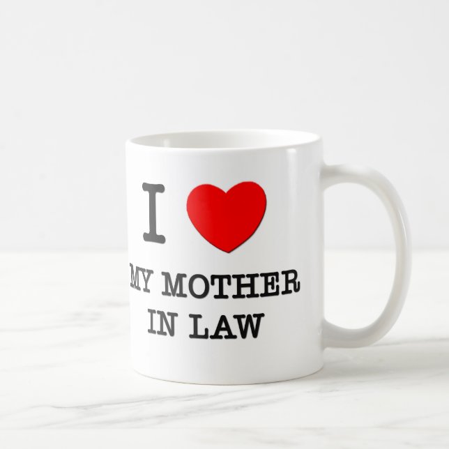 I Liebe meine Schwiegermutter Kaffeetasse (Rechts)