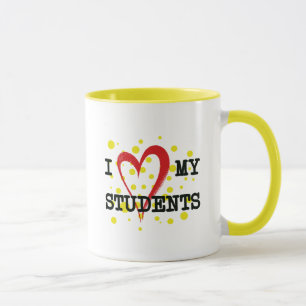 I LIEBE MEINE STUDENTEN TASSE