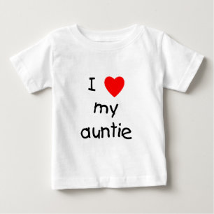 I Liebe meine Tante Baby T-shirt