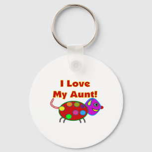 I Liebe meine Tante Schlüsselanhänger