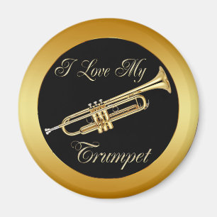 I LIEBE MEINE TROMPETE MAGNET
