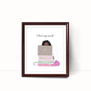 i) Liebe meiner Arbeit, Illustration, Poster