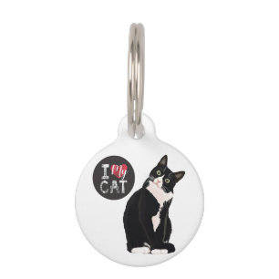 I Liebe meiner Cat Pet ID Haustiermarke
