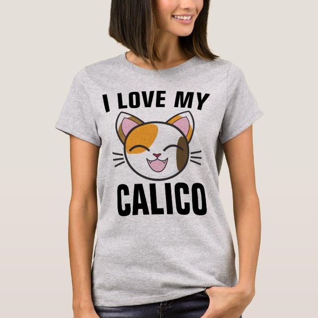 I LIEBE MEINER KALICO CAT-T - Shirt (Vorderseite)