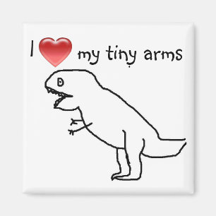 I Liebe meiner winzigen Arme/T-REX Magnet