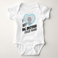 i Liebe meines Big Brother doppelseitiges Foto und