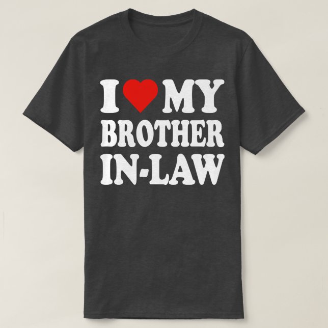I Liebe meines Schwesters T-Shirt (Design vorne)