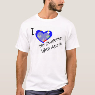 I Liebe meines Studenten mit Autismus-Shirt T-Shirt