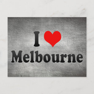 I Liebe Melbourne, Australien Postkarte