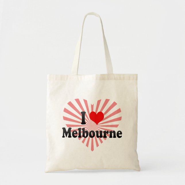 I Liebe Melbourne, Australien Tragetasche (Vorne)