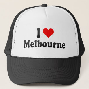 I Liebe Melbourne, Australien Truckerkappe