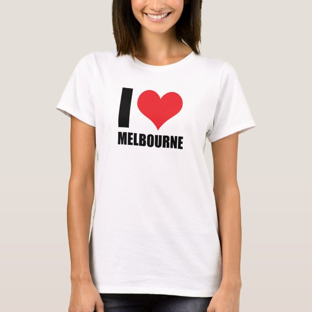 I Liebe Melbourne T-Shirt (Vorderseite)