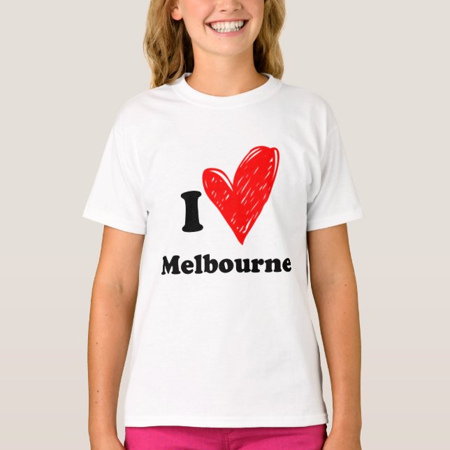 I Liebe Melbourne T-Shirt (Vorderseite)