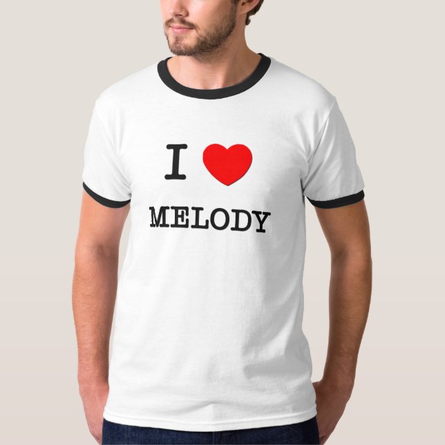 I Liebe-Melodie T-Shirt (Vorderseite)