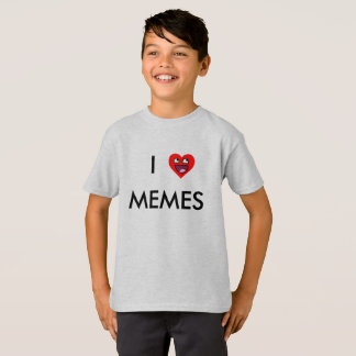 I Liebe Memes scherzt lustige Schule Shirt