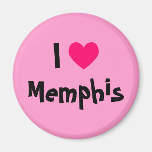 I Liebe Memphis Magnet