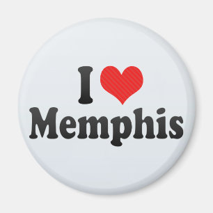 I Liebe Memphis Magnet