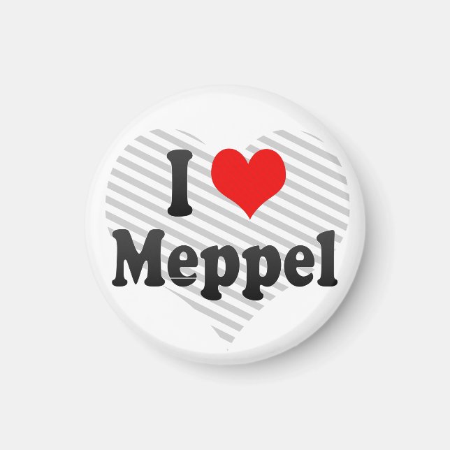 I Liebe Meppel, Niederlande Magnet (Vorne)