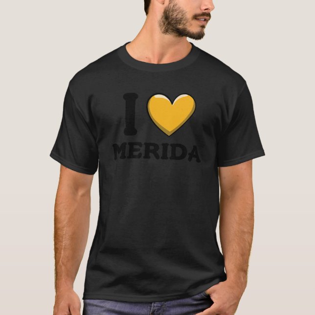 I Liebe Merida Mexiko 6 T-Shirt (Vorderseite)