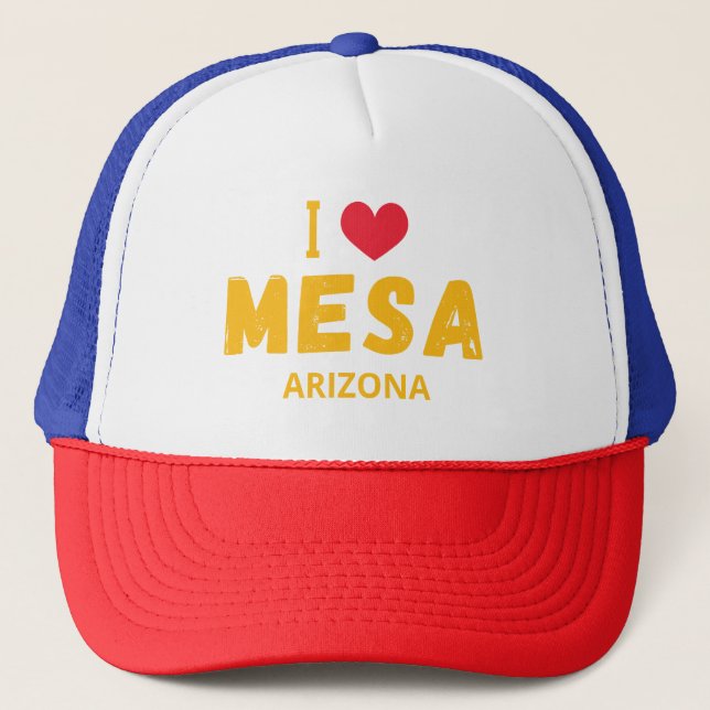 i Liebe Mesa, Arizona Truckerkappe (Vorderseite)